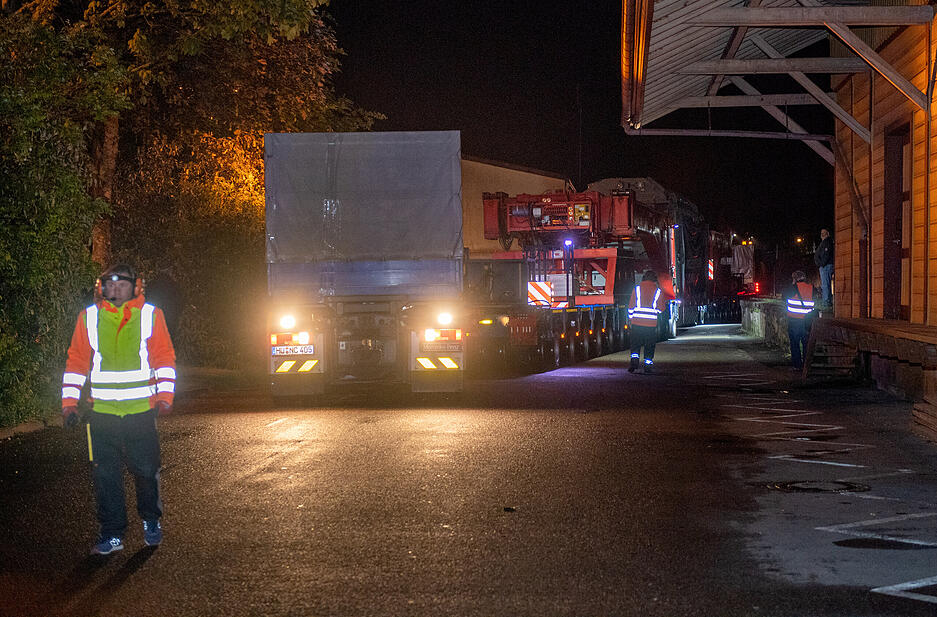 Schwerlasttransport Gro&szlig;transformator