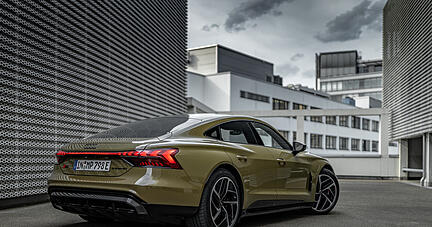 Im ersten Halbjahr hat Audi die Auslieferungen seiner vollelektrischen Modelle um mehr als 50 Prozent gesteigert. Im Bild der Audi RS E-Tron GT aus Heilbronn. Im ersten Halbjahr hat Audi die Auslieferungen seiner vollelektrischen Modelle um mehr als 50 Prozent gesteigert. Im Bild der Audi RS E-Tron GT aus Heilbronn.