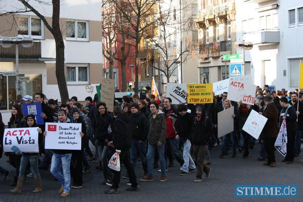 Anti-Acta-Demo Heilbronn | 25.02.