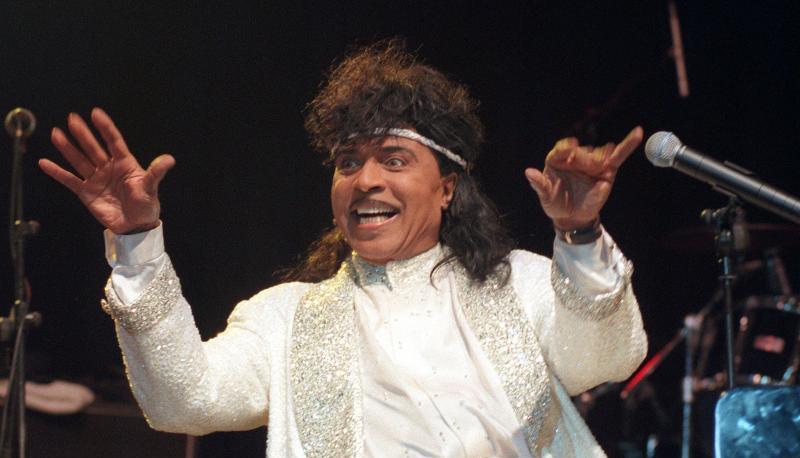 Little Richard, der &laquo;King of Rock'n'Roll&raquo;, bei einem Konzert in Essen 1997.