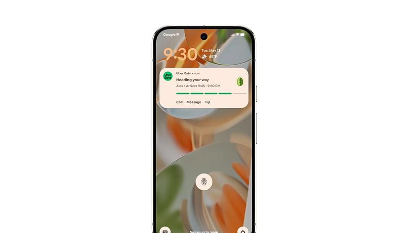 Wo bleibt die Pizza? Wann kommt der Fahrdienst? - F&uuml;r solche Infos gibt es in Android extra einen neuen Bereich namens Live-Updates.