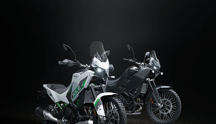 Enduro f&uuml;r Offroad und Stra&szlig;e gef&auml;llig: Modelle wie die Kawasaki KLE 500 wollen das bieten.