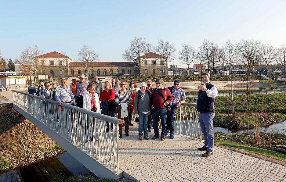 Leserführung über das Gartenschaugelände Eppingen