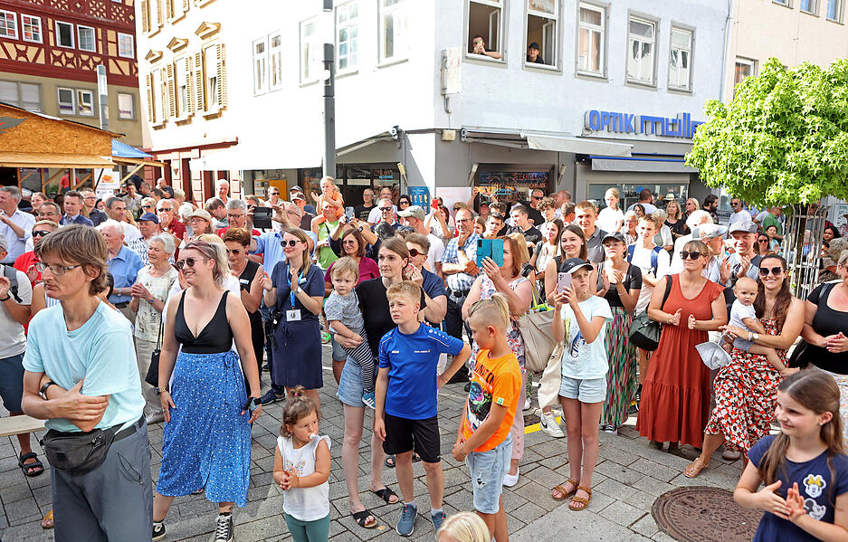Erster Tag Stadtfest Künzelsau