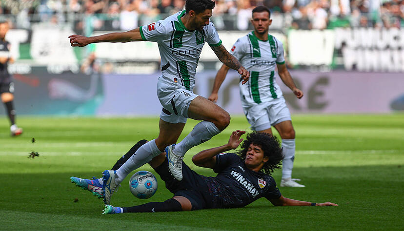 Der VfB Stuttgart hat in der Abwehr Probleme. Auch gegen Borussia Mönchengladbach bekam der Vizemeister kaum Zugriff. Der VfB Stuttgart hat in der Abwehr Probleme. Auch gegen Borussia Mönchengladbach bekam der Vizemeister kaum Zugriff.
