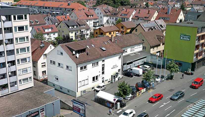 An diesem Standort an der Weinsberger Straße steht bereits eine Moschee. Sie soll durch einen Neubau inklusive Kulturzentrum ersetzt werden.
Foto: Ralf Seidel