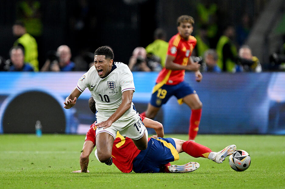 Das Finale zwischen Spanien und England war lange ausgeglichen. Das Finale zwischen Spanien und England war lange ausgeglichen.