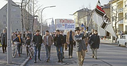 Im Januar 1968 organisierte eine Sch&uuml;lergruppe den sogenannten Kaiser-Wilhelm-Ged&auml;chtnis-Marsch ...