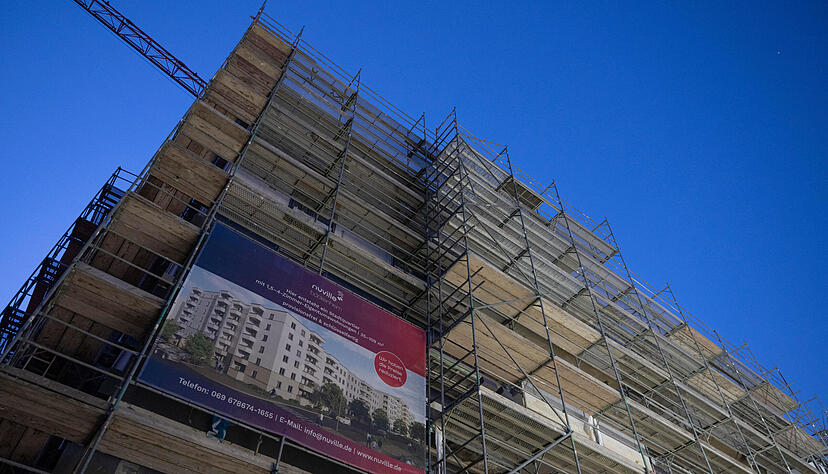 Noch im Rohbau befinden sich diese Wohnungen in Frankfurt am Main.