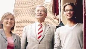 FDP-Stadtverbandsvorsitzende Dr. Birgit Müller, MdB Ernst Burgbacher und der Heilbronner FDP-Kandidat fürs Europa-Parlament, Christopher Knaf.Foto: Mundt