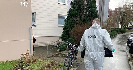 Spurensuche im Wohngebiet Tullauer Höhe - auch am Mittwoch, 1. Februar.