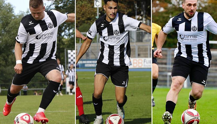 Mirco Born (von links), Tom Theo Fladung und Hakan Kutlu tragen zum unnützen Wissen über den VfR Heilbronn ihren Teil bei. Mirco Born (von links), Tom Theo Fladung und Hakan Kutlu tragen zum unnützen Wissen über den VfR Heilbronn ihren Teil bei.