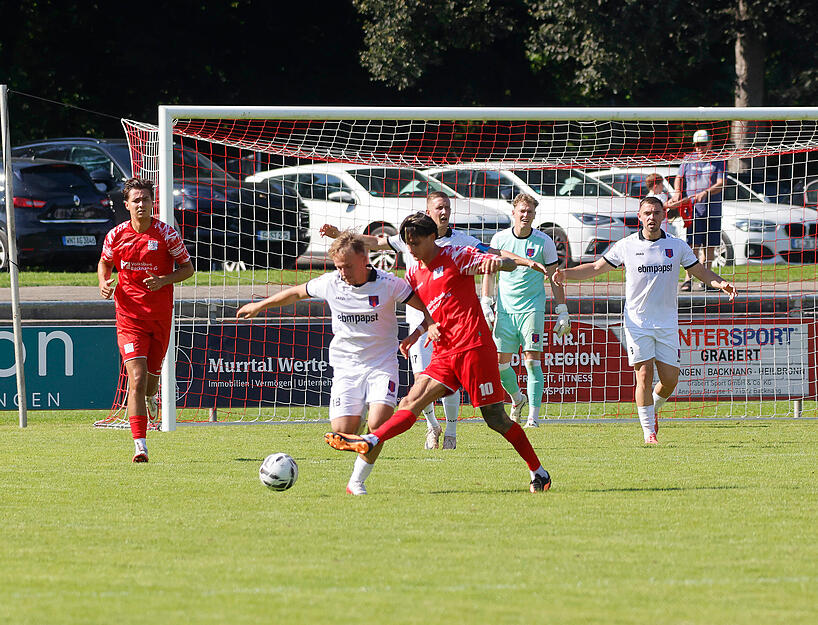 Fu&szlig;ball-Oberliga  FSV Hollenbach - TSG Backnang