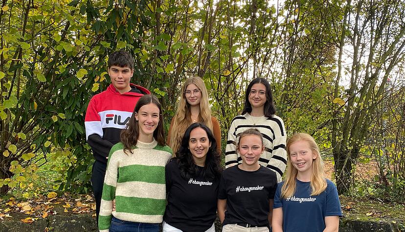 Schüler des FvAG engagieren sich in verschiedenen Projekten für das Klima. Oben von links: Koray Demirhan, Thalia Konstrakiewicz und Ilayda Tezer. Unten von links: Amira Mühlbach, Joy Weber, Maja Hafner und Lia-Sophie Mayer. Schüler des FvAG engagieren sich in verschiedenen Projekten für das Klima. Oben von links: Koray Demirhan, Thalia Konstrakiewicz und Ilayda Tezer. Unten von links: Amira Mühlbach, Joy Weber, Maja Hafner und Lia-Sophie Mayer.