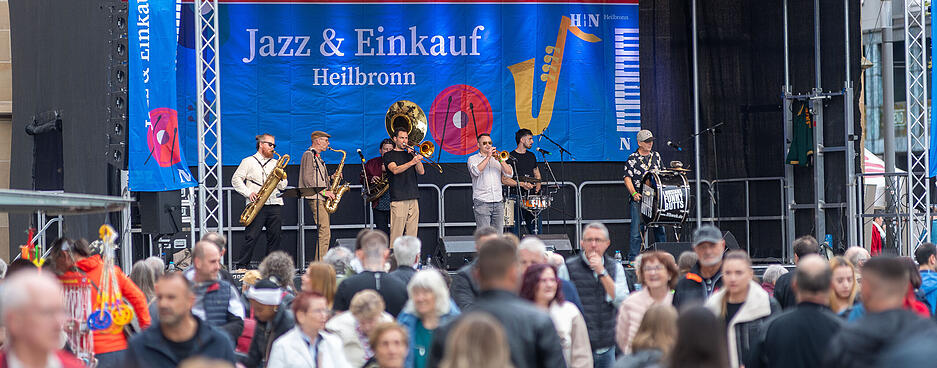 Jedes Jahr zieht die Heilbronner Veranstaltung „Jazz und Einkauf“ tausende Gäste an.