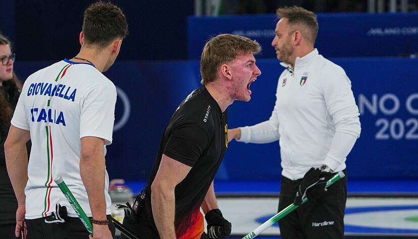 Freudenschrei nach einem starken achten End: Johannes Scheuerl. Freudenschrei nach einem starken achten End: Johannes Scheuerl.