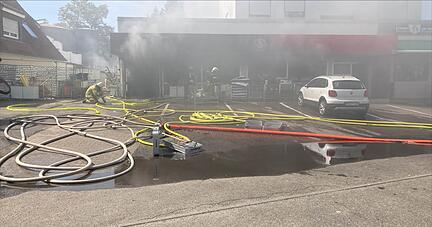 Brand in Leingarten