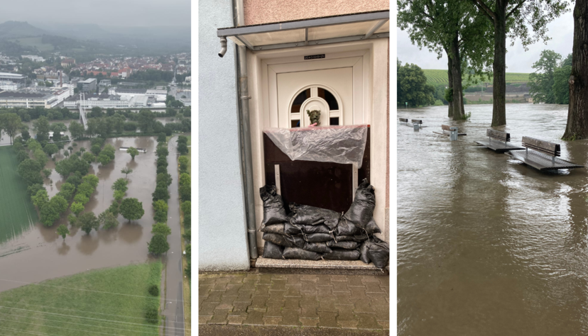 Im Landkreis Heilbronn steht das Wasser an den Ufern und in den Feldern. Anwohner rüsten sich mit Sandsäcken für mögliche Hochwasser. Im Landkreis Heilbronn steht das Wasser an den Ufern und in den Feldern. Anwohner rüsten sich mit Sandsäcken für mögliche Hochwasser.