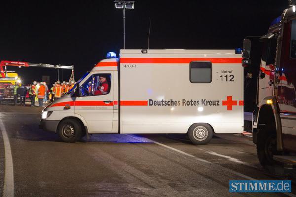 B14-Unfall bei Backnang | 08.01.