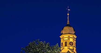 Ein Wahrzeichen f&uuml;r Sontheim ist die Martinuskirche.
Foto: Egon Gro&szlig;
