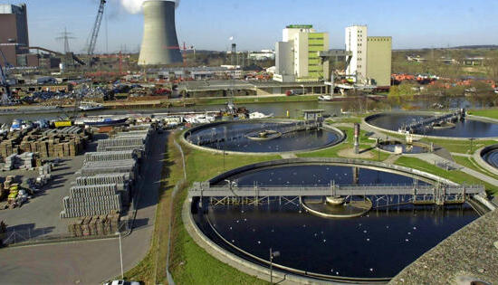 Kläranlage in Heilbronn. Foto: Berger