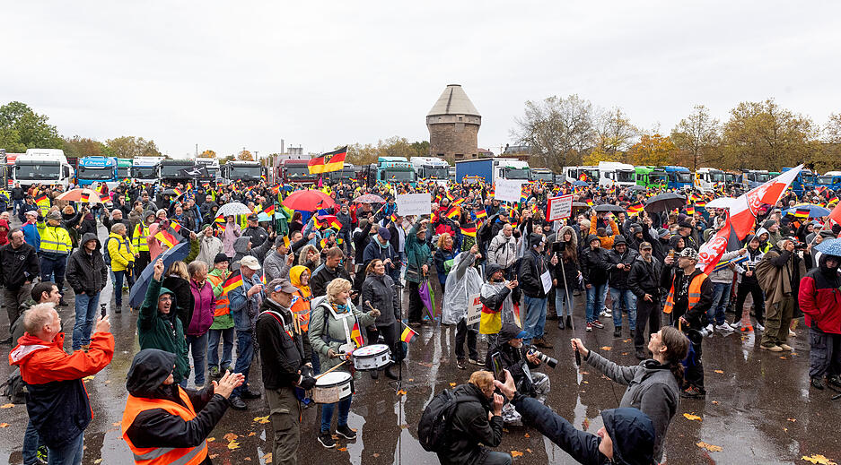 750 Teilnehmer bei Demo in Heilbronn gegen Ampel