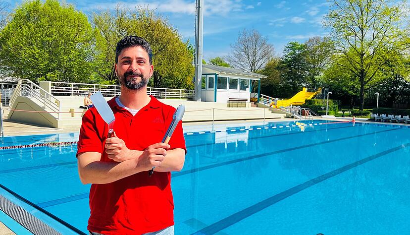 Fabian Pizzuto &uuml;bernimmt im Ernst-Freyer-Bad in Obereisesheim die Gastronomie.