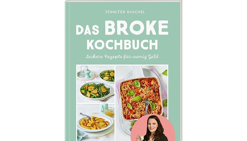 Jennifer Kuschel, «Das BROKE Kochbuch: Leckere Rezepte für wenig Geld», Hölker Verlag 2024. 144 Seiten, 15 Euro. ISBN: 978-3756710089.