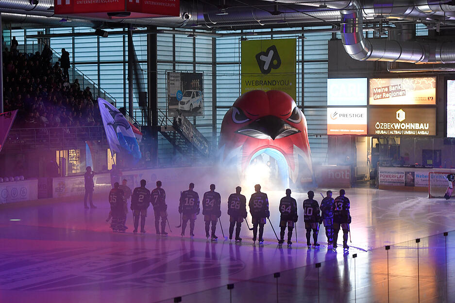 Spiel fünf der Viertelfinalserie in den Playoffs zwischen den Heilbronner Falken und den Memmingen Indians fand am Sonntag statt.
