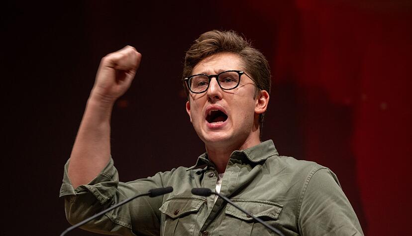 Der alte und neue Juso-Chef hielt eine engagierte Rede.