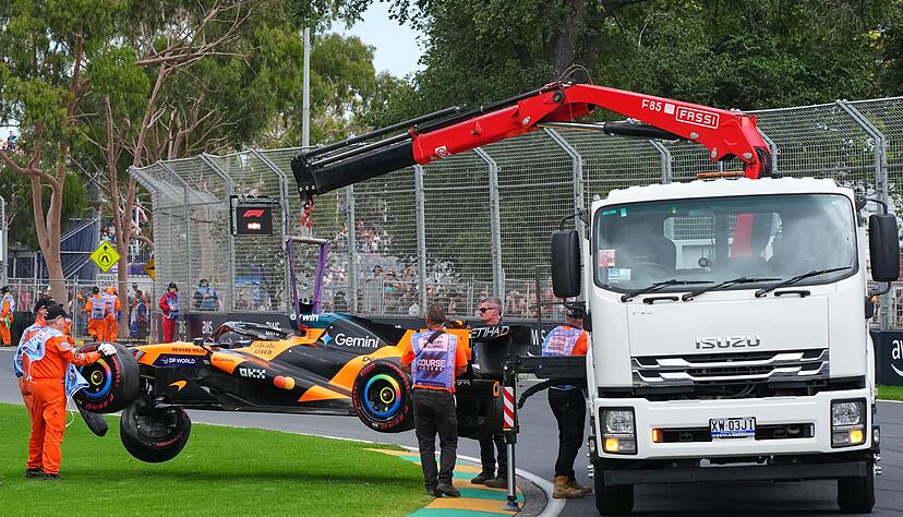 Die australischen Formel-1-Fans müssen den K.o. für Oscar Piastri verdauen. Die australischen Formel-1-Fans müssen den K.o. für Oscar Piastri verdauen.