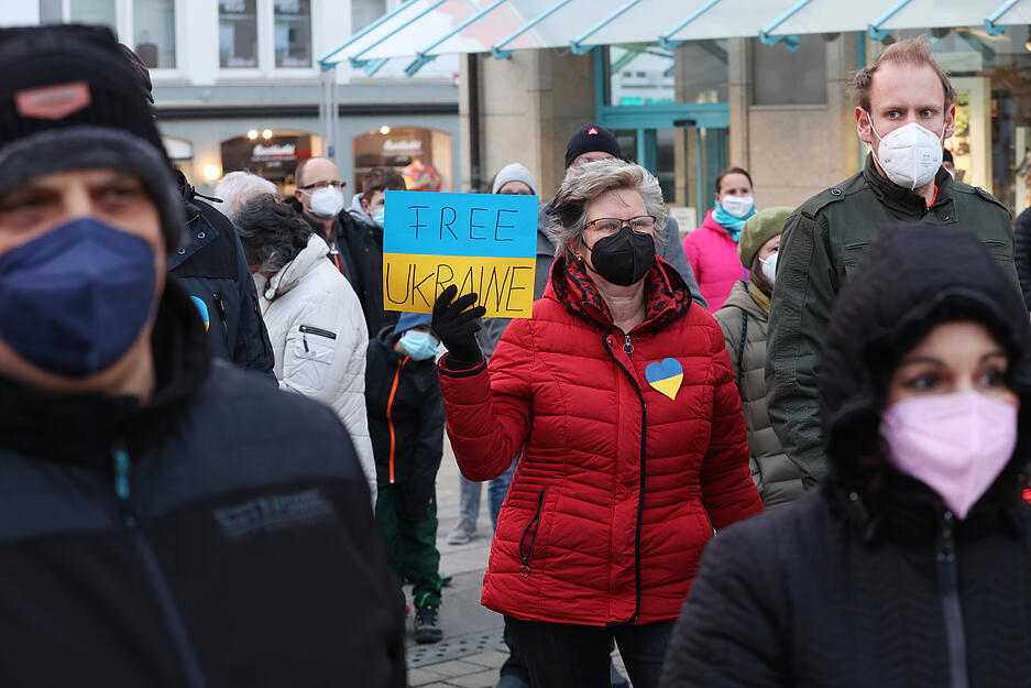 Neckarsulm demonstriert für den Frieden in der Ukraine