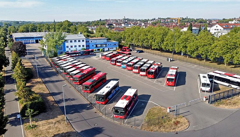 Das Busdepot an der Georg-Vogel-Stra&szlig;e n&ouml;rdlich des Wilhelm-Leuschner-Kreisels ist zu klein geworden und muss durch einen Neubau ersetzt werden.