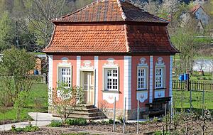 Klein, aber sehr fein: Das Teehaus wird vor allem für Trauungen und sonstige feierliche Anlässe genutzt.
Fotos: Stefanie Jani