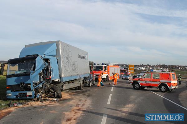 B19-Unfall bei Gaisbach | 26.03. B19-Unfall bei Gaisbach | 26.03.
