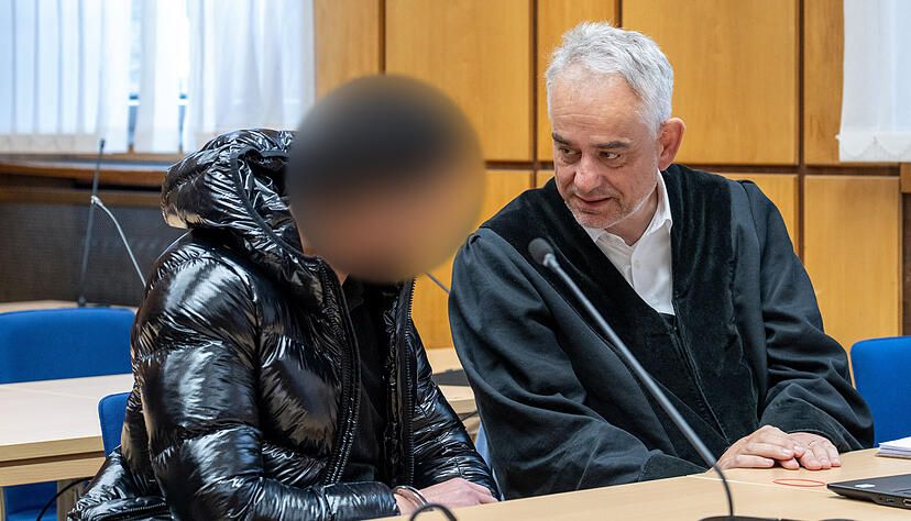 Zweiter Prozesstag am Landgericht Heilbronn. Der Angeklagte C. ist bereits mehrfach vorbestraft.