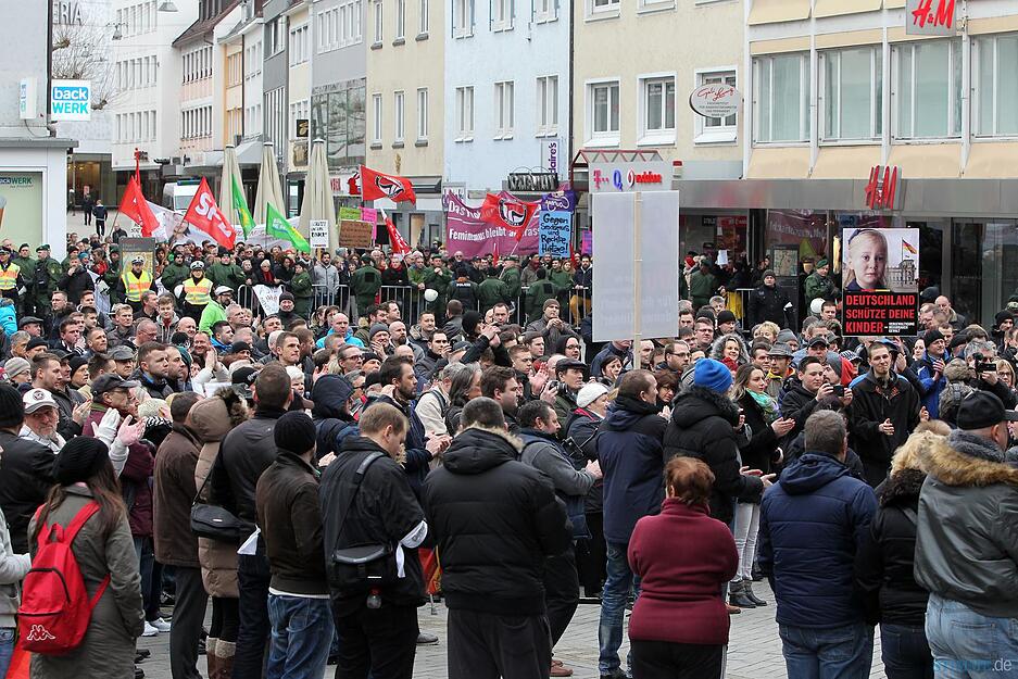 Demos Heilbronner Innenstadt | 07.02.