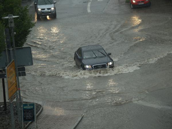 Überflutungen in Pfedelbach