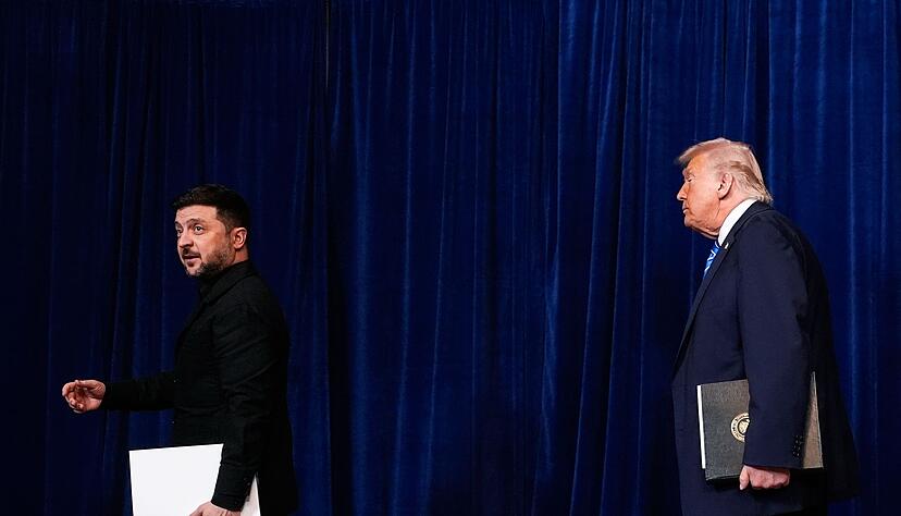 Trump und Selenskyj haben sich erst am Sonntag in Florida getroffen und sollen nach Angaben aus Kiew nun bei einem Gipfel in Paris erneut miteinander reden. (Archivbild)