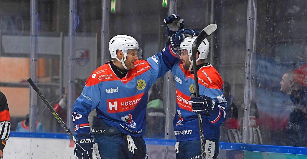 Die Heilbronner Falken bejubelten gegen die Passau Black Hawks ihren dritten Sieg in Folge.