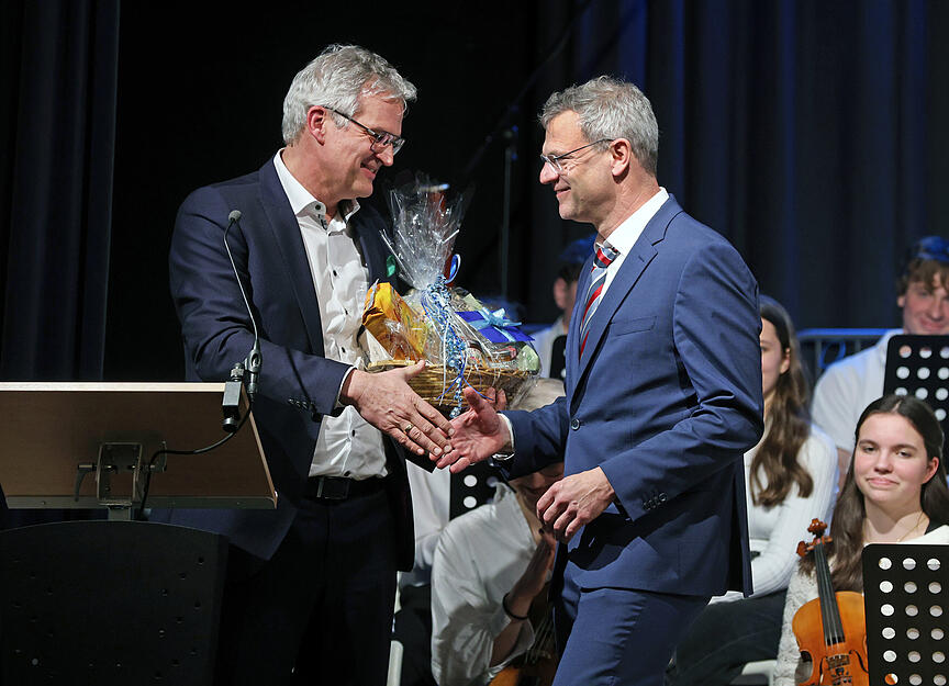 Verabschiedung des Neckarsulmer Schulleiters Marco Haaf
