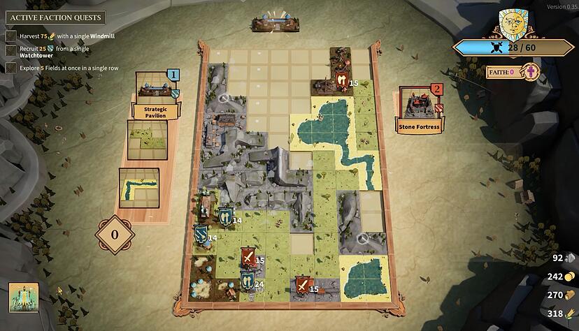 Parallel zum Aufbau des eigenen Herzogtums gibt es noch diverse Nebenquests zu erfüllen. Parallel zum Aufbau des eigenen Herzogtums gibt es noch diverse Nebenquests zu erfüllen.