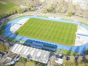 Was soll es kosten, hier zu spielen? Die Stadt und der SGV Freiberg m&uuml;ssen sich noch auf einen Mietvertrag f&uuml;rs Frankenstadion einigen.