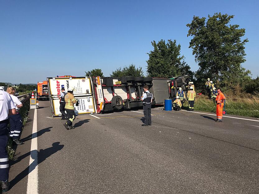 A6-Unfall bei Neuenstein A6-Unfall bei Neuenstein