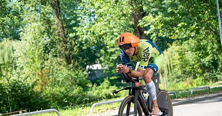 In der Mitteldistanz standen 90 Kilometer Radfahren auf dem Programm.