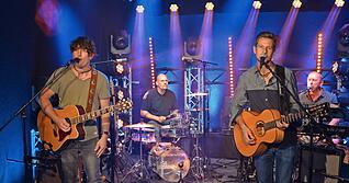 Kreatief stellt seinen Keller Künstlern zur Verfügung, so zum Beispiel jetzt für die Livestreams von Konzerten.
Fotos: Stefanie Pfäffle