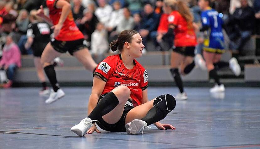 Paula Hofer geh&ouml;rte zu den sportlichen Lichtblicken bei der SG Schozach-Bottwartal. Doch auch ihre Tore konnten die Niederlage nicht verhindern.