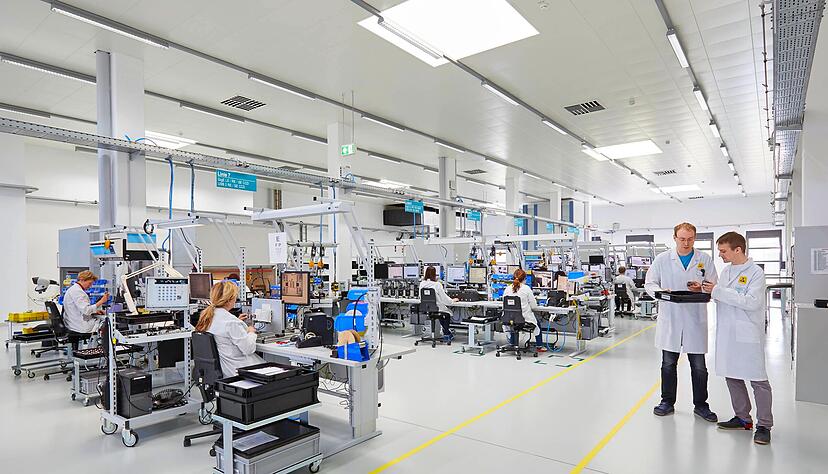 Am Stammsitz in Obersulm werden die Kameras entwickelt und produziert. 
Fotos: IDS