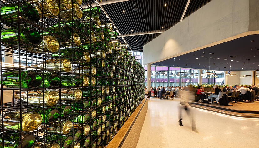 Das Restaurant am Stiftsberg der Schwarz-Gruppe ist beim Kantinentest mit der Maximalzahl von f&uuml;nf Sternen ausgezeichnet worden.