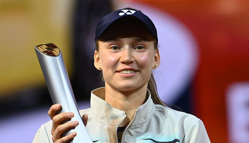 Jelena Rybakina feierte wie 2024 den Turniersieg in Stuttgart.